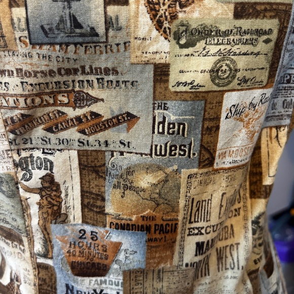 Retrolicious Newspaper Print Dress - Picture 8 of 8